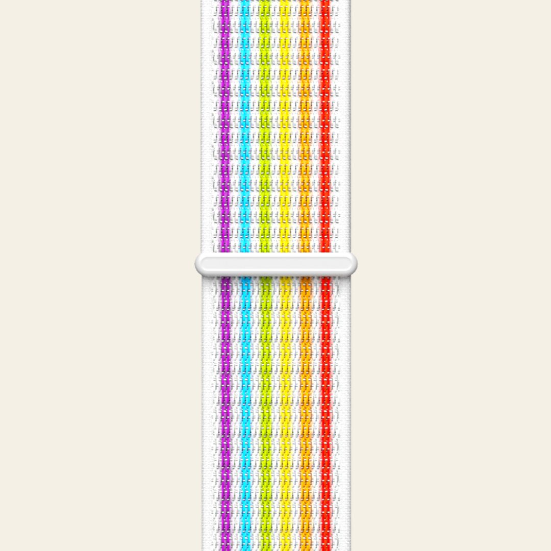 Rainbow Vertical Stripes watch band