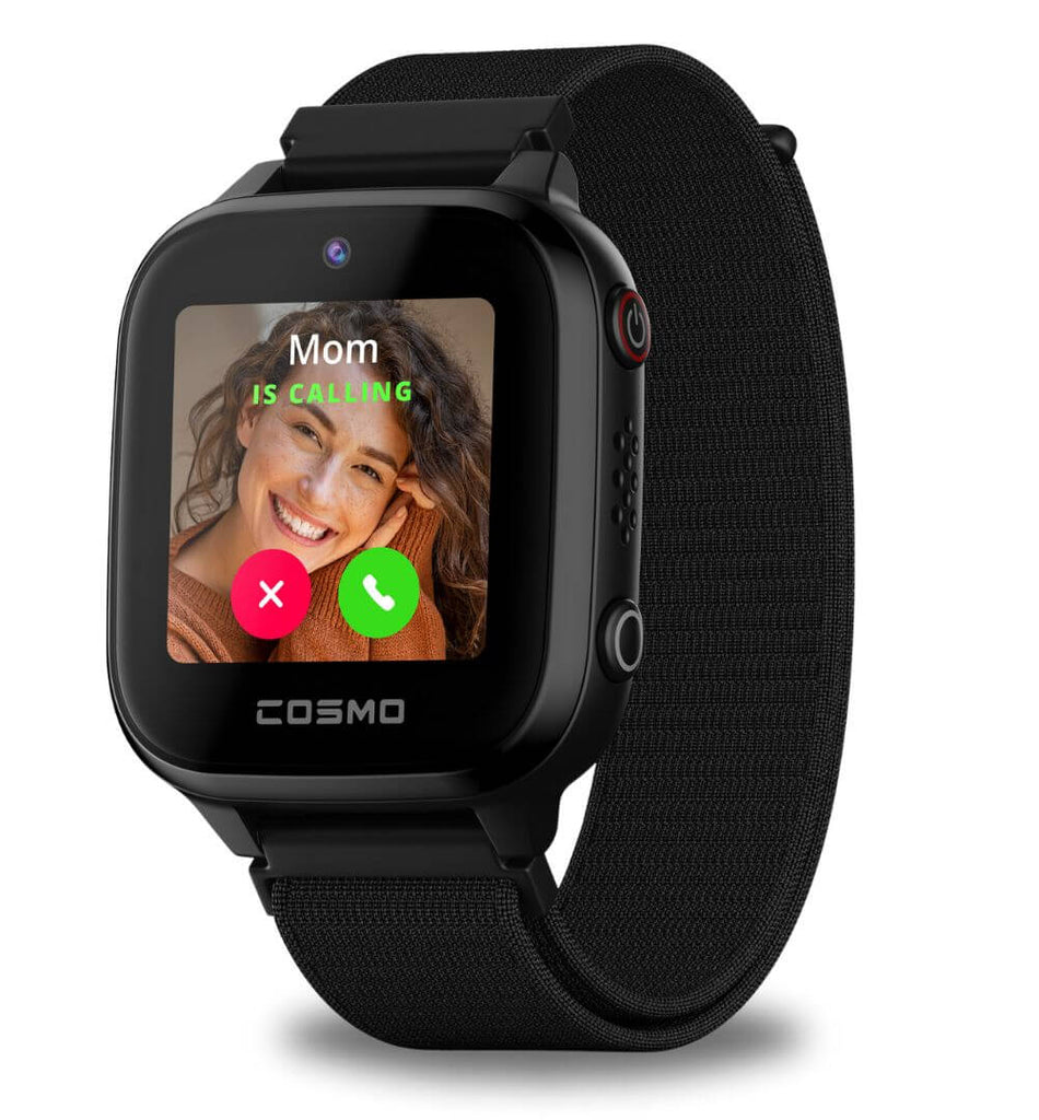 JrTrack 3 Smart Watch for Kids by Cosmo | Safe Cell Phone and GPS Tracker Watch