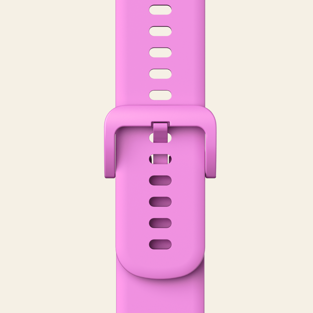 Pink watch band