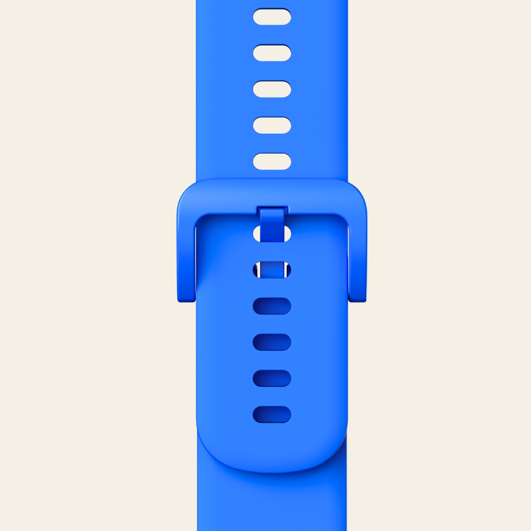 Blue watch band