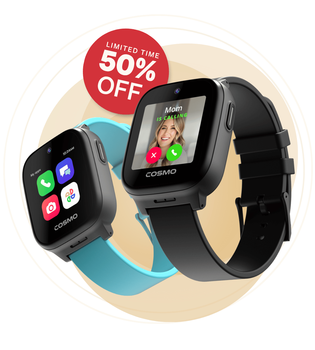 Cosmo Jr. Watch Cosmo | The Safest Smart Watch for Kids
