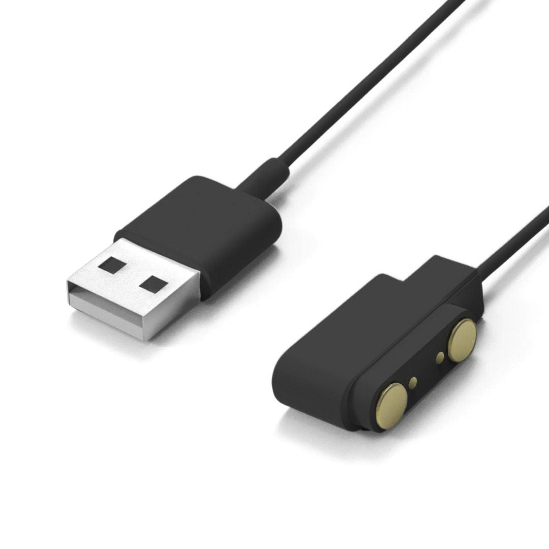 black charging cable